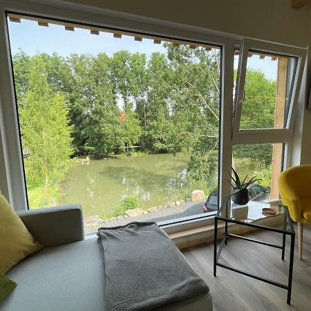 Ferienwohnung Panorama Teichblick Heldritt Exterior foto