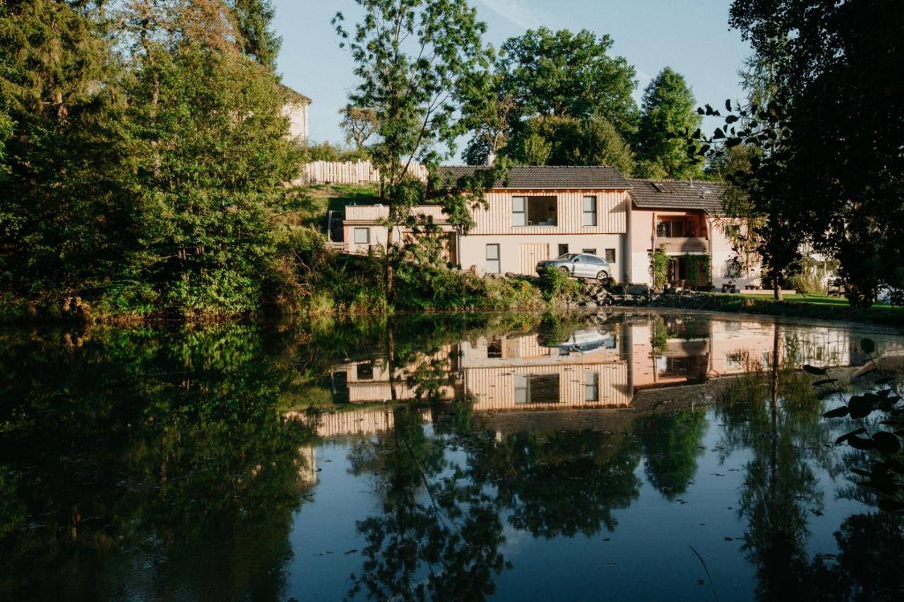 Ferienwohnung Panorama Teichblick Heldritt Exterior foto